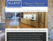 Tablet Screenshot of ellecoconstruction.com